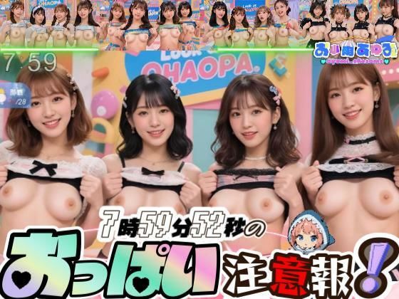 【フル漫画】【動画】7時59分52秒のおっぱい注意報！｜d_682788