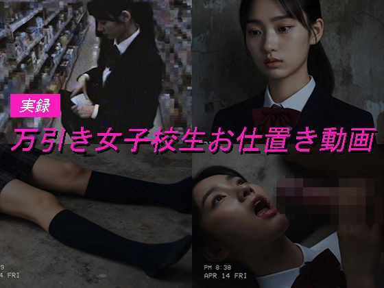 【フル漫画】万引き女子校生のお仕置き謝罪動画 4｜d_683048